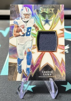 2023 Panini Select CeeDee Lamb Sparks Prizm Patch /75 #SP-CLA