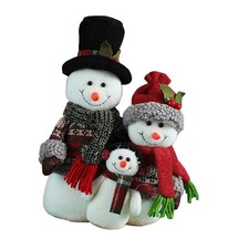 Christmas Snowman Seasonal Décor Standing Collectibles Handmade Figurines Funny