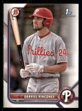 Gabriel Rincones 2022 Bowman Draft #BD-142 Philadelphia Phillies