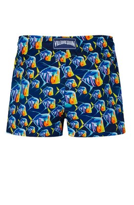 VILEBREQUIN ST.TROPEZ Manta kurze figurbetonte Badehose Piranhas Motiv Gr.S