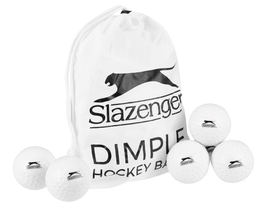 Slazenger - Dimple Hockey Balls - Set of 12 - Training Match Practice - White