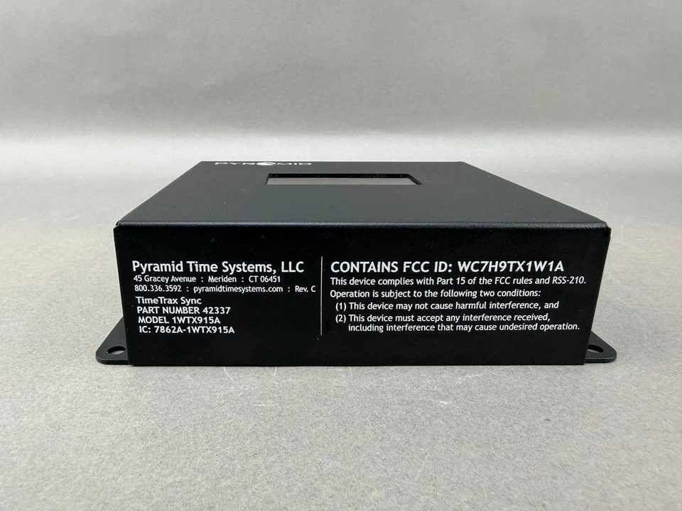 Reloj inalámbrico Pyramid TimeTrax Sync RF transmisor adicional negro Foto 4 de 4