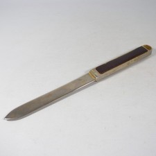 TAGLIACARTE TAGLIA CARTE APRI LETTERE METALLO PELLE SALVATORE FERRAGAMO VINTAGE