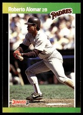 Roberto Alomar 1989 Donruss #246 Padres MLB READ FREE SHIPPING AutographDen