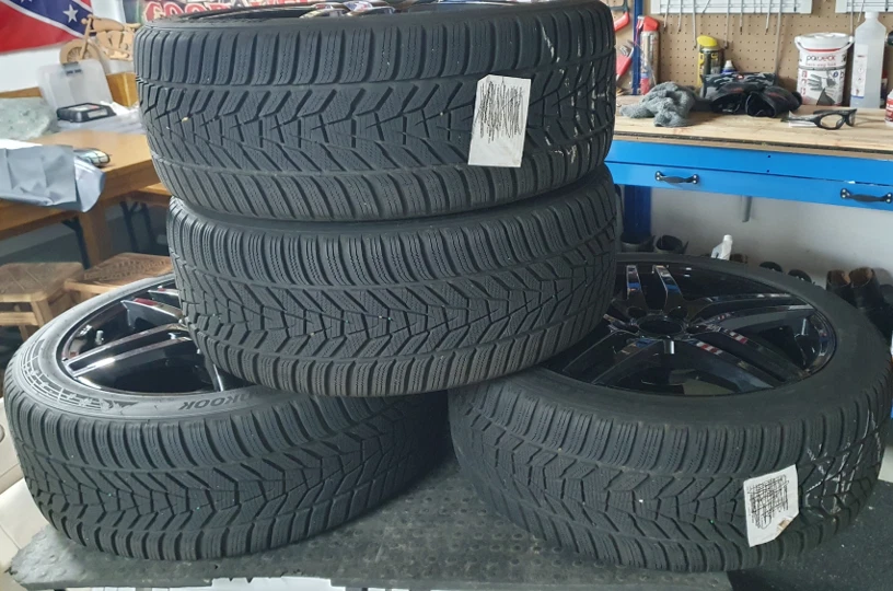 winter kompletträder ATS diamond-black Felge und Hankook Reifen 245/45 R19 102V - Bild 4 von 4