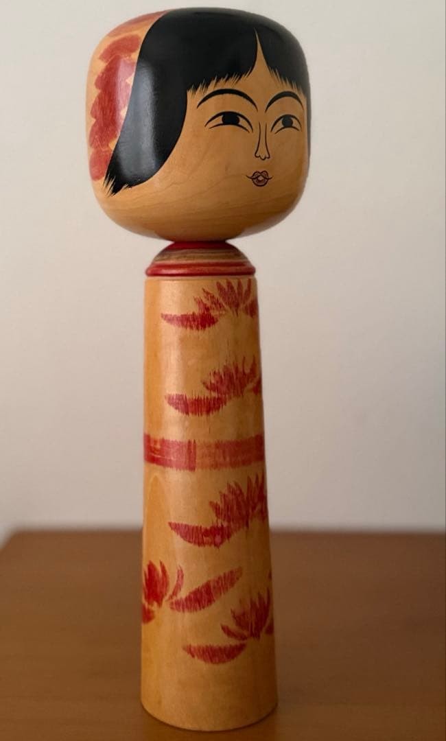 Sato Shoichi Kokeshi Doll 31cm 740g Wood Handmade Vintage Folk Art