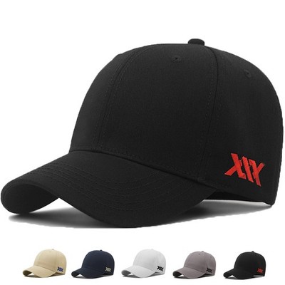 MUNULA Oversize Baseball Cap XXL Big Head Hats for XX-Large-3X-Large, Black