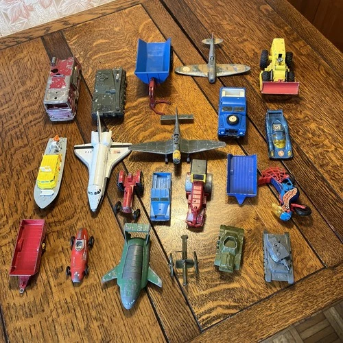 Vintage Dinky Britians Corgi etc Toys Job Lot for Spares or  Restoration Bundle
