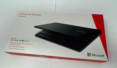Microsoft Universal Mobile Keyboard for iPad iPhone Android Devices NO CHARGER