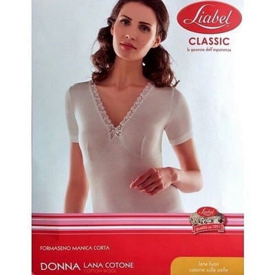 Liabel Women's Wool Breast Shape Half Sleeve Jersey Art. 016/756