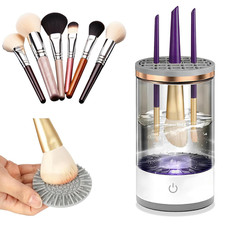 Electric Makeup Brush Cleaner - Portable Compact Design for Travel Home Use - Pr