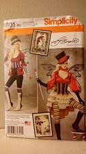 Simplicity 1301 Amy Brown Fantasy Costume Sewing Pattern Sizes 14-22 Uncut
