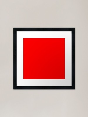 True Red gerahmter Kunstdruck gerahmtes Wandbild Poster Leinwanddruck Bild