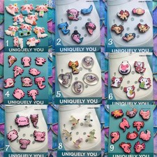 Crocs Handmade jibbitz 5-10pc Cute Kawaii Axolotyl 3D Shoe Charms Set 5