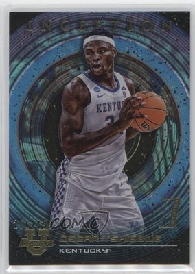 2022-23 Bowman Inception University Aqua Foil V1 166/199 Oscar Tshiebwe #84 1n1m