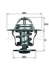 Thermostat Audi 60