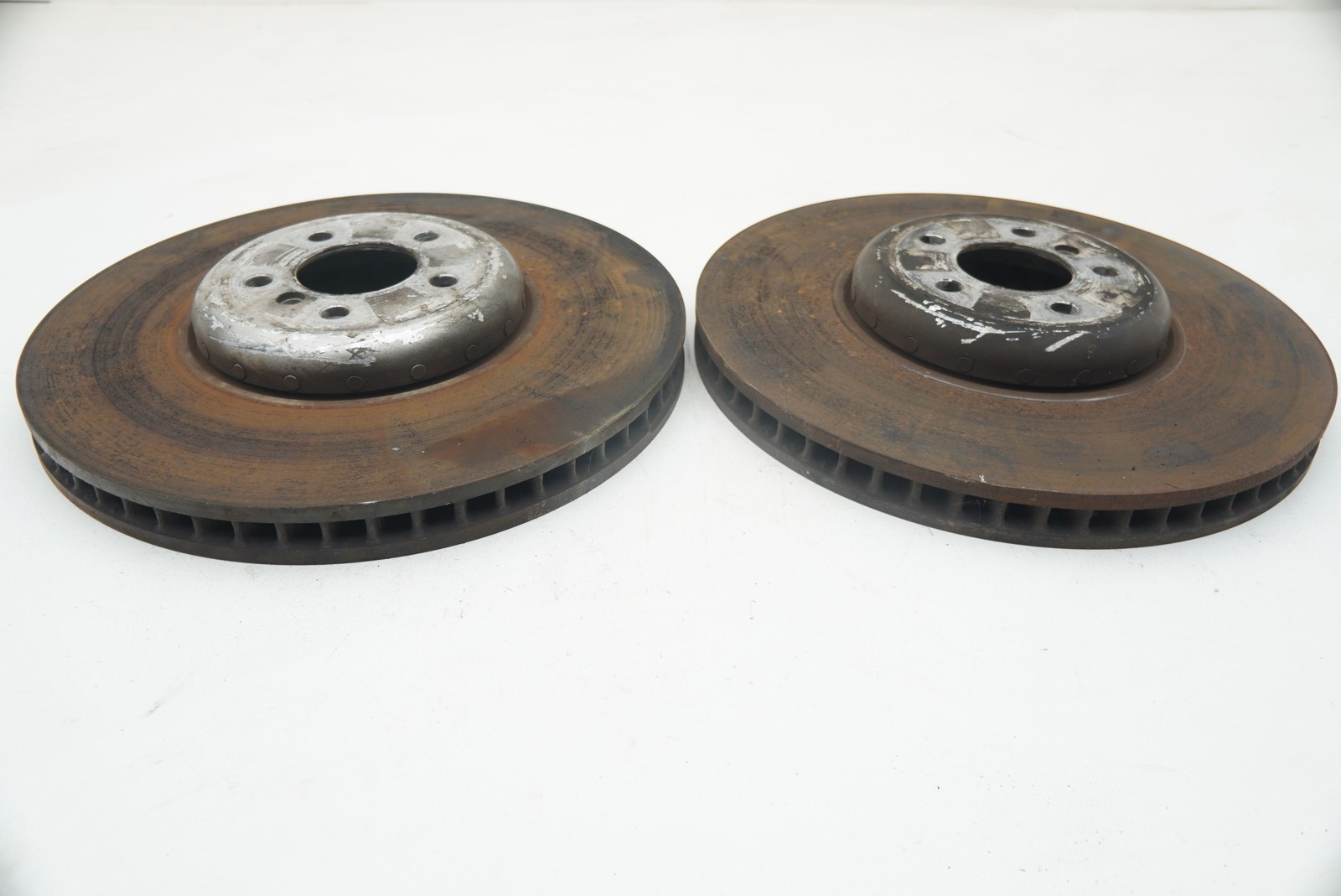 Set 2 Front Disc Brake Rotor 34116786631 Rolls Royce Ghost Series I RR4 2010-19