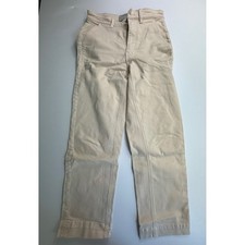 Everlane The Way High Drape Pant Crop Beige Size 6 Womens Trousers