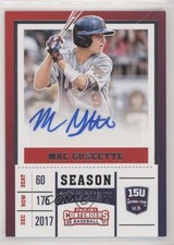 2017 Panini Elite Extra Edition USA Baseball Mac Guscette #USAT-MG Auto no9
