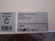 Coloplast 10 Uro Nachtbeutel Stomabeutel,2000 ml.mit Schlauch 120cm,PZN 7343097