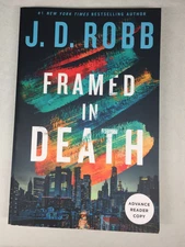 Framed in Death by J. D. Robb Uncorrected Proof ARC Paperback - September 2025