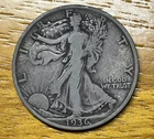 1936 Key Date Liberty Walking Silver Half Dollar Good Circulated Condition