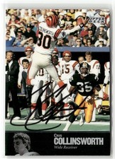 1997 Upper Deck NFL Legends #AL-91 Cris Collinsworth Auto Cincinnati Bengals