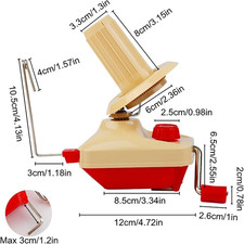 Yarn Ball Winder, String Winder for Crochet Easy to Install, Ideal for Knitti...