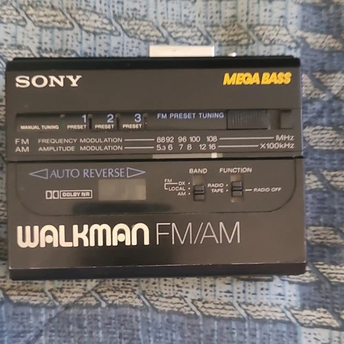 Sony Walkman WM-AF34/BF34 Cassette Player Mega Bass Auto Reverse FM/AM PARTS