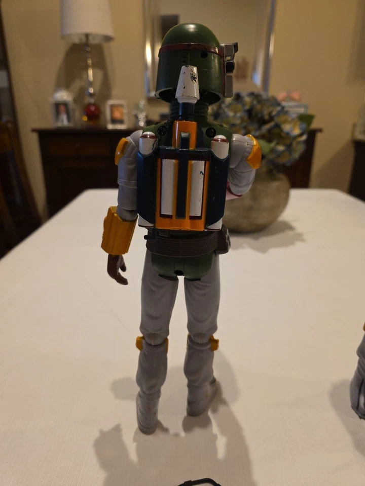 Star Wars 12" Inch Series (2) Boba Fett Figures w/accessories 1979 Kenner - Image 3 of 4