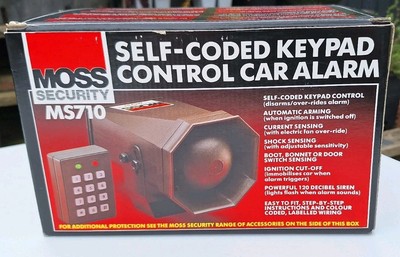 Moss Security Oldtimer Oldtimer Alarmanlage 80 s /90,s Retro Modell MS710 NEU