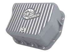 46-70050 aFe POWER Street Series Transmission Pan Raw w/ Machined Fins Dodge Die