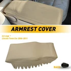 Fits Lincoln Town Car 2006-2011 Leather Center Console Armrest Cover Trim Beige