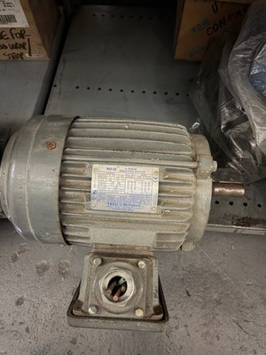 TECO WESTINGHOUSE AEEANE N0024 Ac Motor 145T 4 Poles 3 Phase 2hp 1725RPM USED