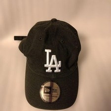 NEW ERA LA Black Cap MLB Adjustable Unused One Size Fits Most