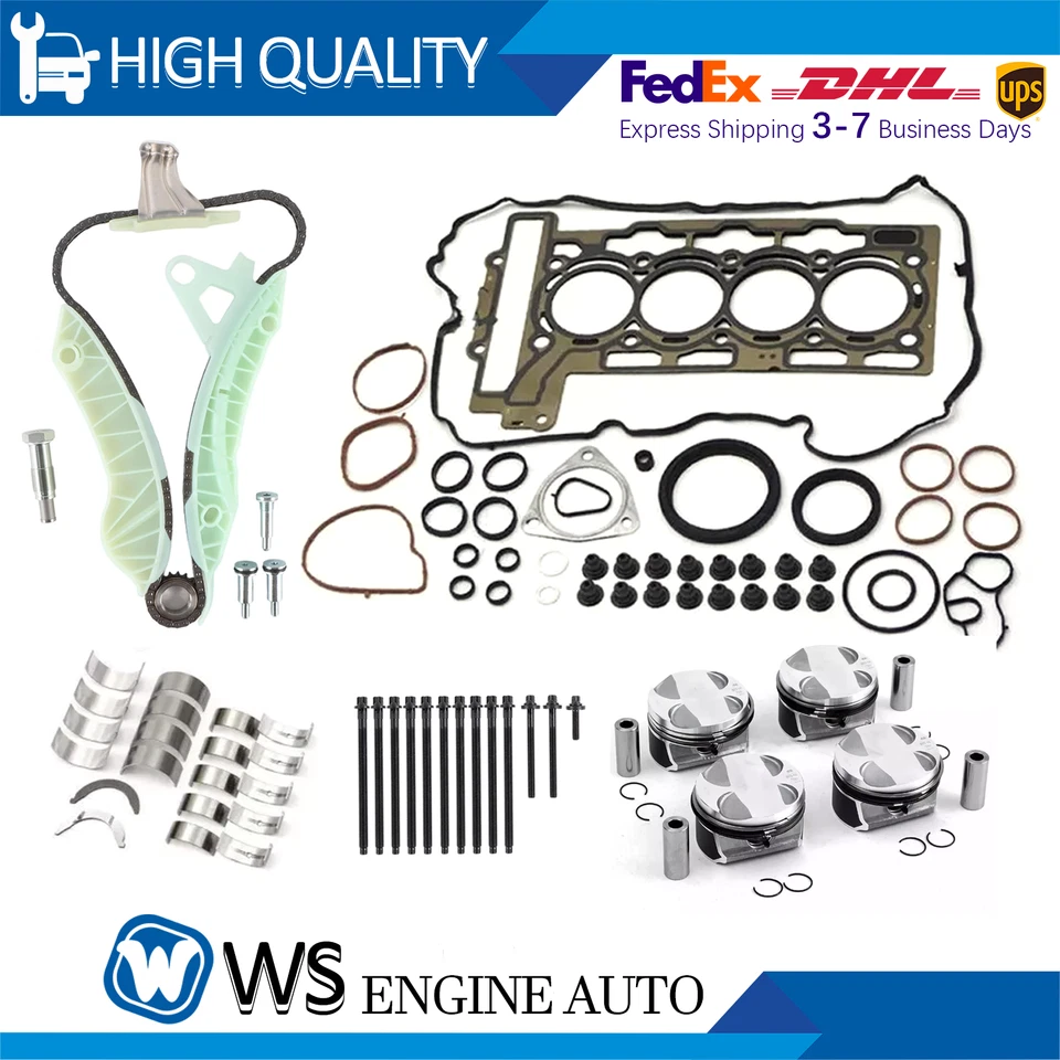 For BMW Mini Cooper R55 R56 N12 N16 1.6T 07-16 Head Gasket Set Timing Chain Kit - Image 2 of 4