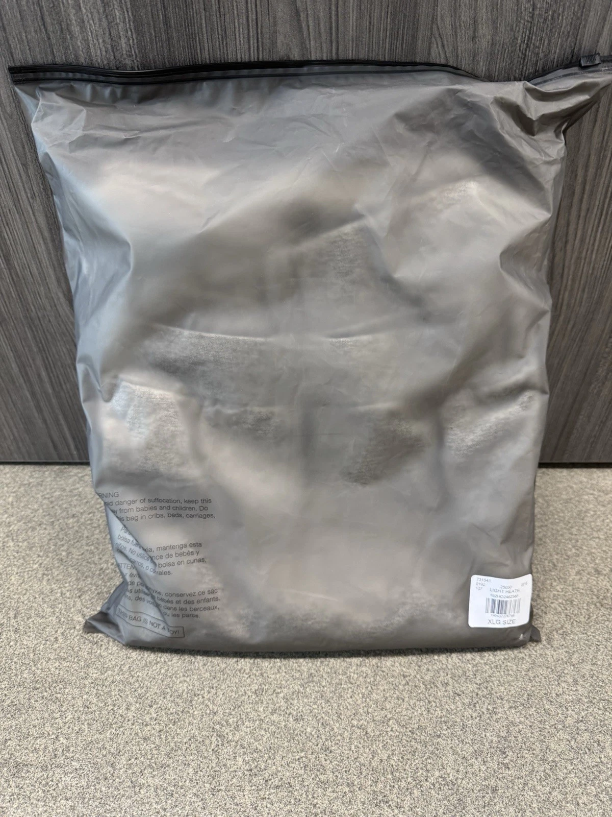 Felpa con cappuccio Fear of God Essentials Light Heather Grey SS24 taglia XL nuova 192HO246258F