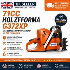 71cc Holzfforma G372XP Gas Chain Saw Power Head, No Bar/Chain.