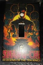 Custom Handmade Shang - Chi Single Toggle Light Switch Cover