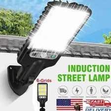 2400W LED Solar Wall Lights PIR Motion Sensor Outdoor Flood Security Street Lamp