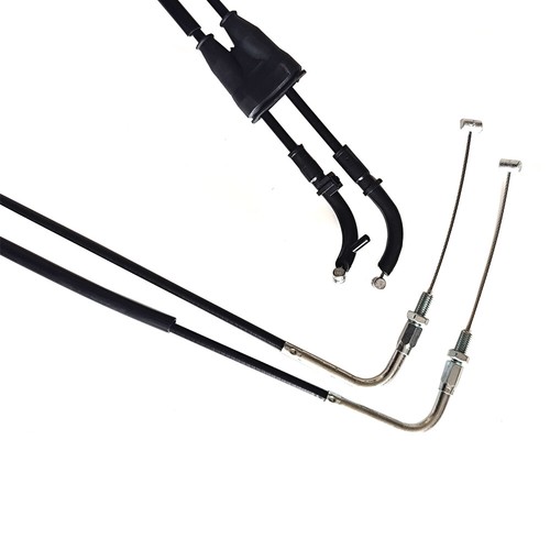 Black Motorcycle Throttle Cable Wires Left &Right For Yamaha MT09 FZ09 2014-2018 - Picture 4 of 10