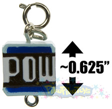 Mini Figura POW Block 0.625" - New Super Mario Bros Wii Cremallera Tirar/Encanto Serie