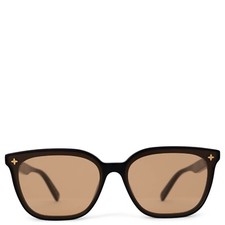 70649 auth LOUIS VUITTON black LV MONOGRAM FRAME Sunglasses Z2153U