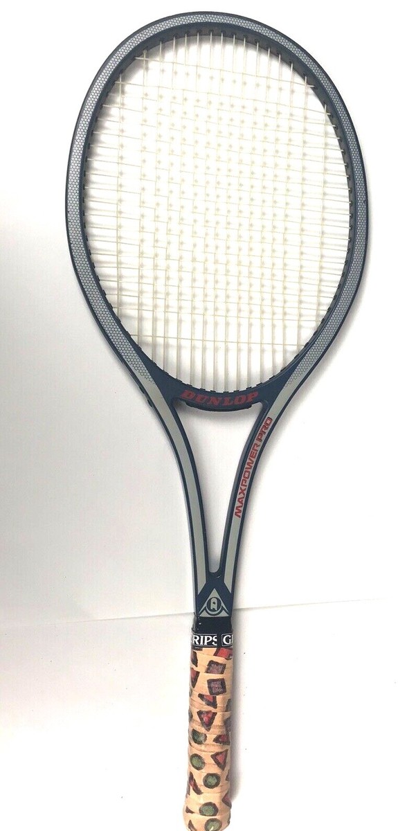Raquette Dunlop Max Competition Vintage - Taille De Grip 4 1/2 - Fabriquée Allemagne