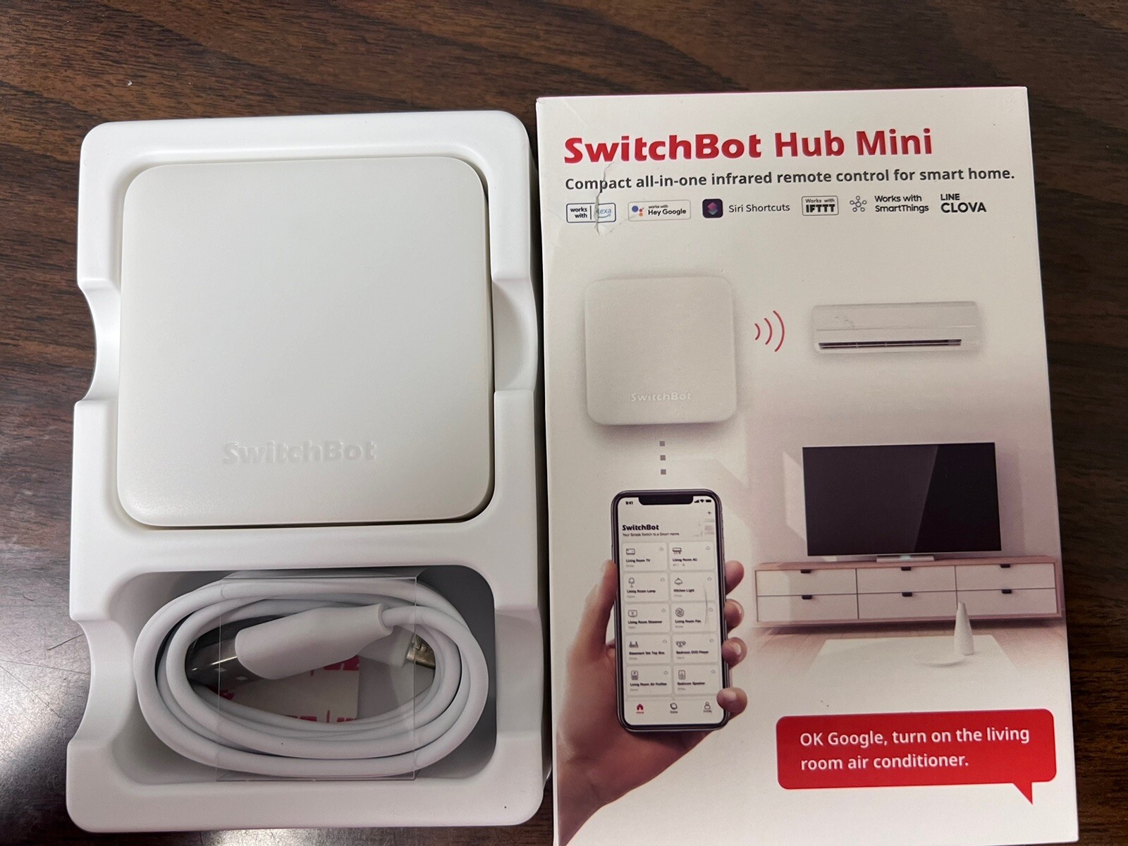 SwitchBot Hub Mini All-In-One Infrared Remote Control For Smart Home ...