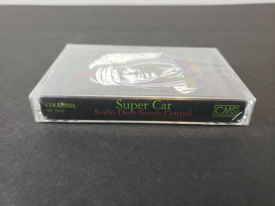 Super Cat Scalp Dem Includes Dancehall Mix & Wu Tang Mix Cassette Single Sealed - Imagem 3 de 4