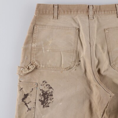 00'S Carhartt Painted Duck Painter Pants Made in USA Men's