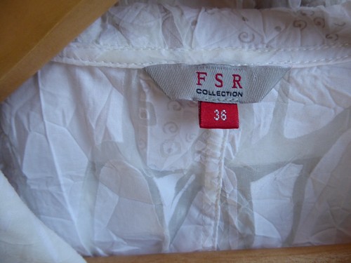 FSR Collection white/multi 2-piece Special Occasion Suit - Skirt / Jacket Size 8 - Picture 19 of 20