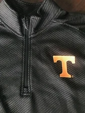 UNIVERSITY OF TENNESSEE VOLS QUARTER ZIP PULLOVER SMALL 34/36  KNIGHTS APPAREL