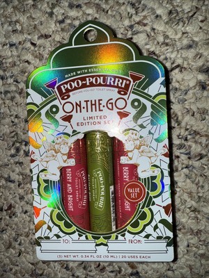 Poo-Pourri Before-You-Go Toilet Spray, On-The-Go, Travel Size Holiday 10 mL